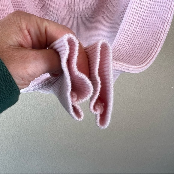 free people too good pullover sweater light pink - Picture 5 of 11